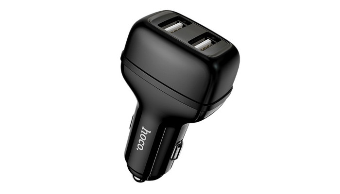 Автомобильное зарядное устройство Hoco Z36 (2USB/2.4A) Черный - фото