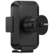 Автотримач з БЗП Baseus Halo Electric Wireless Charging Car Mount 15W (SUDD000001) Black - фото