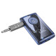 Bluetooth аудио ресивер Hoco E66 Transparent discovery edition Dark blue - фото