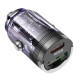 Автомобильное зарядное устройство Borofone BZ29A Talented PD36W+QC3.0 (1C1A) Transparent purple - фото