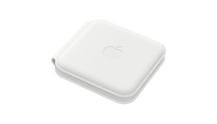 БЗП Wireless Charger with Magsafe 2in1 for Apple (AAA) (box) White - фото