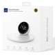 Беспроводное зарядное устройство WIWU Wi-W017 15W Wireless Charger+Digital Alarm+Bluetooth Speaker White - фото