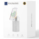Беспроводное зарядное устройство WIWU Wi-W022 3 in 1 Wireless Charger+Bluetooth Speaker White - фото