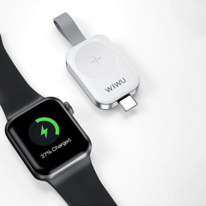 Беспроводное зарядное устройство WIWU M16 PRO For Apple Watch White