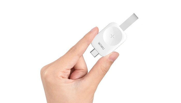 Беспроводное зарядное устройство WIWU M16 PRO For Apple Watch White - фото