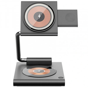 БЗП WIWU Wi-W023 3 in 1 wireless charger Grey