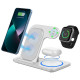 БЗП WIWU Wi-W020 3 in 1 wireless charger White - фото