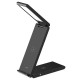 Беспроводное зарядное устройство Usams US-CD181 15W 3in1 with Table Lamp Black - фото