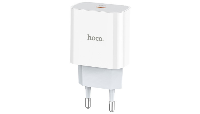 Сетевое зарядное устройство (зарядка) Hoco C76A Plus Speed source PD20W charger (EU) Белый - фото