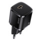 Сетевое зарядное устройство (зарядка) Usams US-CC124 T36 20W Super Si (1Type-C/20W) Черный - фото