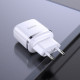 Мережевий зарядний пристрій (зарядка) Hoco N4 (2USB/2.4A) Білий - фото