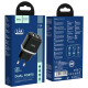 Сетевое зарядное устройство (зарядка) Hoco N4 (2USB/2.4A) Черный - фото