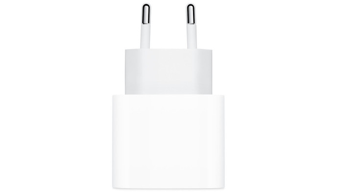 Мережевий зарядний пристрій (зарядка) для Apple 20W USB-C Power Adapter (A) (no box) Білий - фото