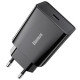 Сетевое зарядное устройство (зарядка) Baseus Speed Mini Quick Charger 1C 20W (CCFS-S) Черный - фото