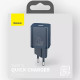 Сетевое зарядное устройство (зарядка) Baseus Super Si Quick Charger 1C 20W (CCSUP-B) Синий - фото