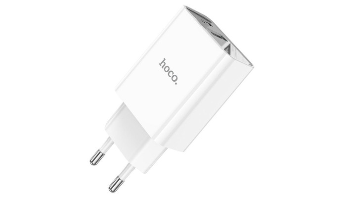 Сетевое зарядное устройство (зарядка) HOCO C100A PD20W+QC3.0 White - фото