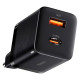 Сетевое зарядное устройство (зарядка) Baseus Super Si Pro Quick Charger 30W (CCSUPP-E) Black - фото