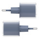 Мережевий зарядний пристрій (зарядка) Acefast A53 Sparkling series PD30W GaN (USB-C) Mica gray - фото