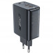 Мережевий зарядний пристрій (зарядка) Acefast A29 PD50W GaN (USB-C+USB-C) dual port Black