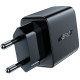 Сетевое зарядное устройство (зарядка) Acefast A33 QC18W (USB-A+USB-A) dual port Black - фото