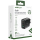 Сетевое зарядное устройство (зарядка) Acefast A41 PD65W GaN (2*USB-C+USB-A) Black - фото