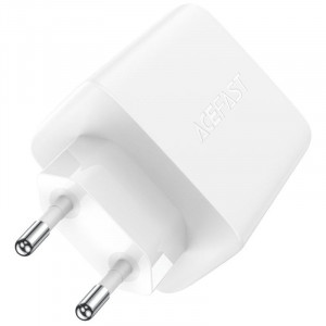 Сетевое зарядное устройство (зарядка) Acefast A41 PD65W GaN (2*USB-C+USB-A) White