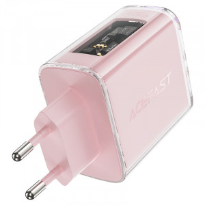 Сетевое зарядное устройство (зарядка) Acefast A45 Exploration series PD65W GaN (2*USB-C+USB-A) Cherry blossom