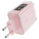 Сетевое зарядное устройство (зарядка) Acefast A45 Exploration series PD65W GaN (2*USB-C+USB-A) Cherry blossom - фото