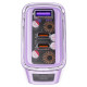 Мережевий зарядний пристрій (зарядка) Acefast A45 Exploration series PD65W GaN (2*USB-C+USB-A) Purple alfalfa - фото