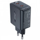 Мережевий зарядний пристрій (зарядка) Acefast A49 PD35W GaN (USB-C+USB-C) dual port Black - фото