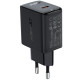 Мережевий зарядний пристрій (зарядка) Acefast A21 30W GaN single USB-C Black - фото