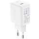 Мережевий зарядний пристрій (зарядка) Acefast A21 30W GaN single USB-C White - фото