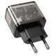 Сетевое зарядное устройство (зарядка) Hoco N34 Dazzling PD20W+QC3.0 Transparent black - фото