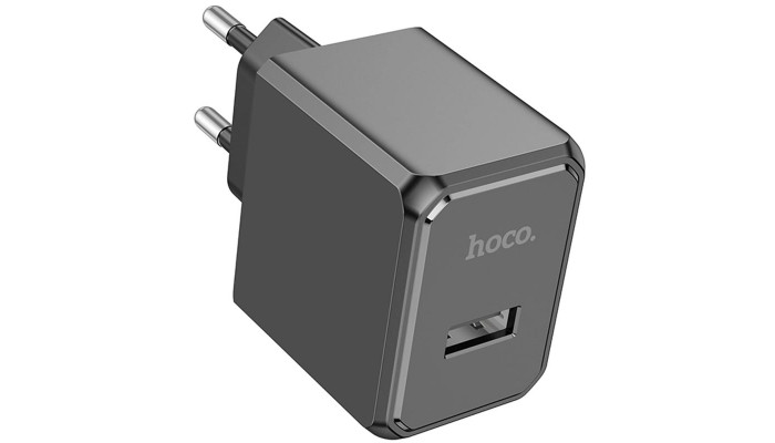 Сетевое зарядное устройство (зарядка) HOCO CS11A (1USB) Black - фото