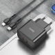Сетевое зарядное устройство (зарядка) Hoco N29 PD35W (2Type-C) + Type-C + Lightning Black - фото