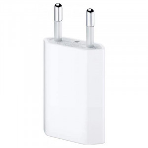 Сетевое зарядное устройство (зарядка) 5W USB-A Power Adapter for Apple (AAA) (box) White