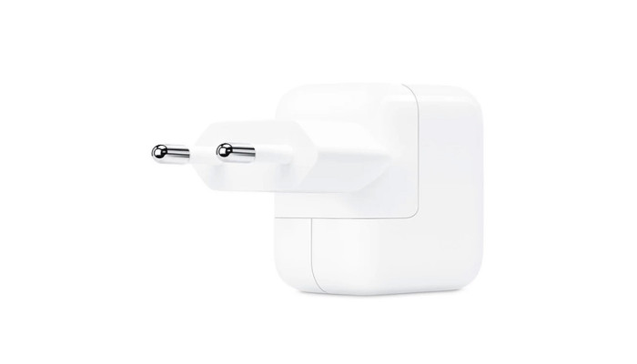 Мережевий зарядний пристрій (зарядка) 12W USB-A Power Adapter for Apple (AAA) (box) White - фото