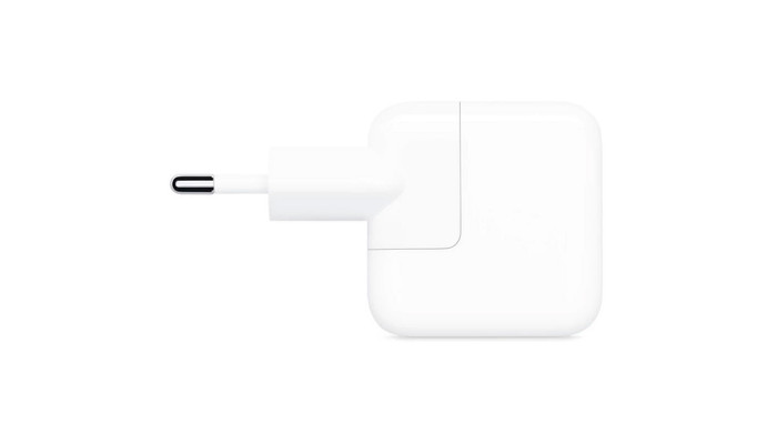 Сетевое зарядное устройство (зарядка) 12W USB-A Power Adapter for Apple (AAA) (box) White - фото