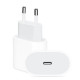 Мережевий зарядний пристрій (зарядка) 20W USB-C Power Adapter for Apple (AAA) (box) White - фото