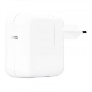 Сетевое зарядное устройство (зарядка) 30W USB-C Power Adapter for Apple (AAA) (box) White