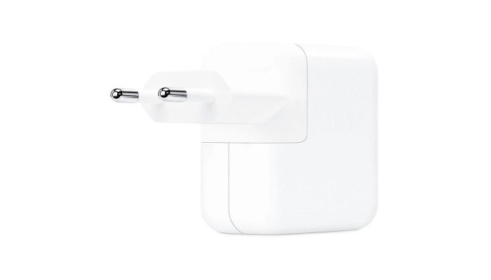 Мережевий зарядний пристрій (зарядка) 30W USB-C Power Adapter for Apple (AAA) (box) White - фото