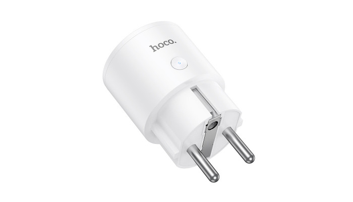 Сетевое зарядное устройство (зарядка) Hoco AC16 Veloz smart socket White - фото