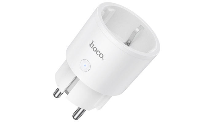 Сетевое зарядное устройство (зарядка) Hoco AC16 Veloz smart socket White - фото