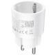 Сетевое зарядное устройство (зарядка) Hoco AC16 Veloz smart socket White - фото