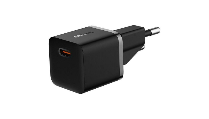 Сетевое зарядное устройство (зарядка) Baseus GaN5 Fast Charger (mini) 1C 20W (CCGN05010) Black - фото
