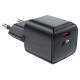 Сетевое зарядное устройство (зарядка) Acefast A73 mini PD20W GaN USB-C Black - фото