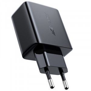 Сетевое зарядное устройство (зарядка) Acefast A5 PD32W GaN (USB-C+USB-A) Black