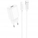 Сетевое зарядное устройство (зарядка) Hoco C134A Solid 1USB-A 12W + Lightning White