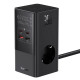 Сетевое зарядное устройство (зарядка) Baseus PowerCombo Tower Digital PowerStrip 3AC+2U+2C 35W (1.5m) (E00023606113-00) Cluster Black - фото