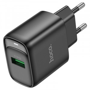 Сетевое зарядное устройство (зарядка) Hoco C140A Smart QC3.0 (1USB/3A) Black